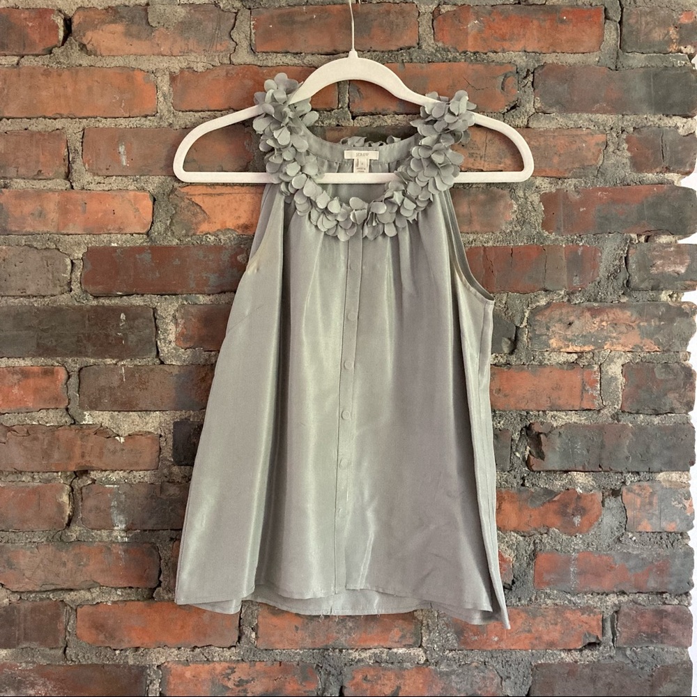 J. Crew silk sleeveless top